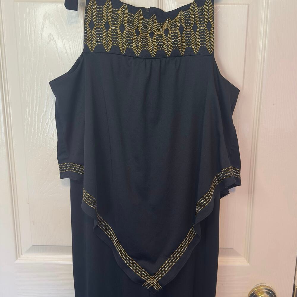 Vintage 70s Jody of California Women’s Palazzo Jumpsuit Size S via Black Gold - Picture 3 of 11